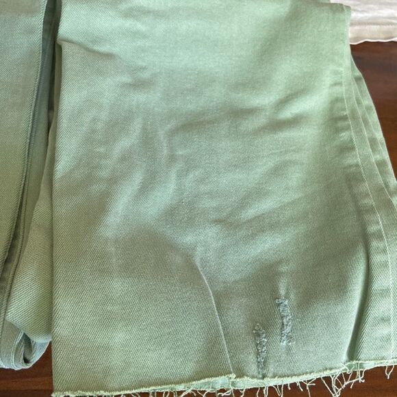 Sanctuary Pants NWT Sanctuary Denim Sz 32 Raw Hem Wide Leg Crop Pant Inseam 27” - Picture 9 of 9